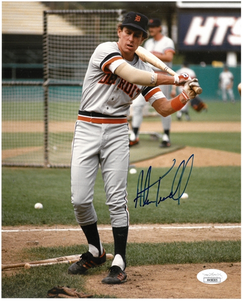 Alan Trammell Autographed 8x10 Photo