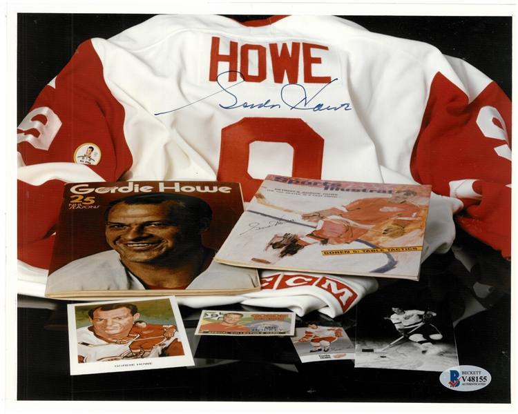 Gordie Howe Autographed 8x10 Photo - Composite