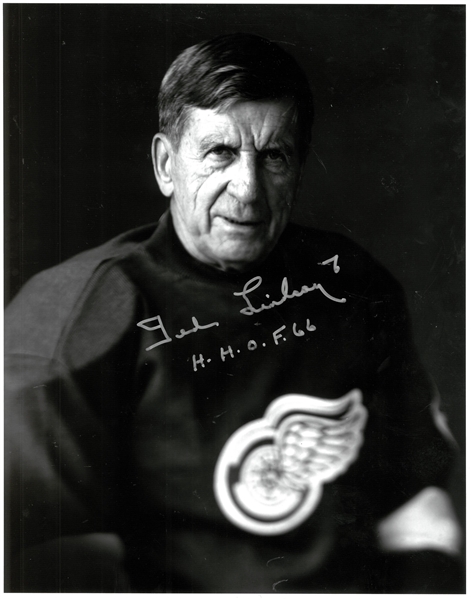Ted Lindsay Autographed 11x14 Photo - Posed