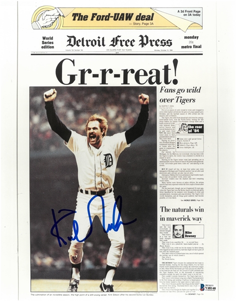 Kirk Gibson Autographed 11x14 Photo