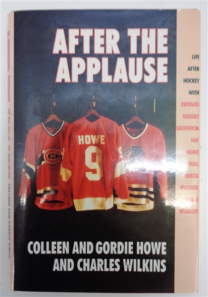 NHL Book Signed by Howe, Richard, Mikita, Hull, Gadsby, Geoffrion & Worsley