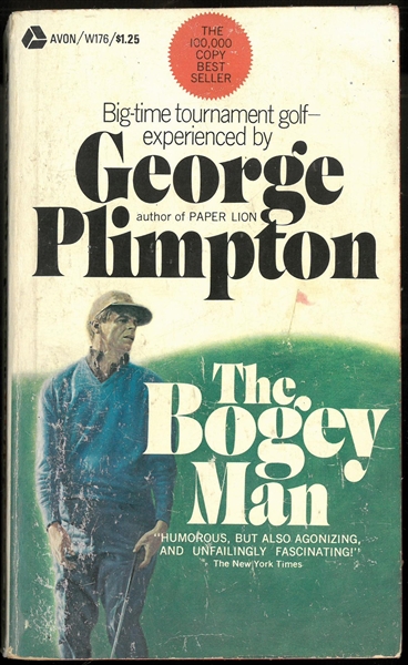George Plimpton Autographed "The Bogey Man" Book