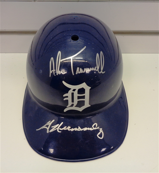 1984 Tigers Starter Full Size Helmet Signed by 5