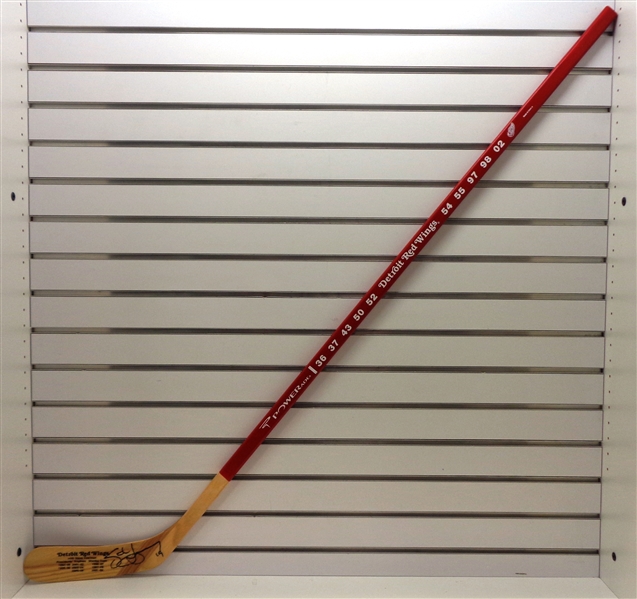 Steve Yzerman Autographed Stanley Cup Champs Stick