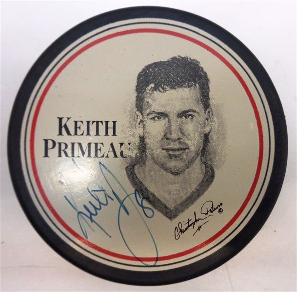 Keith Primeau Autographed Burger King Puck