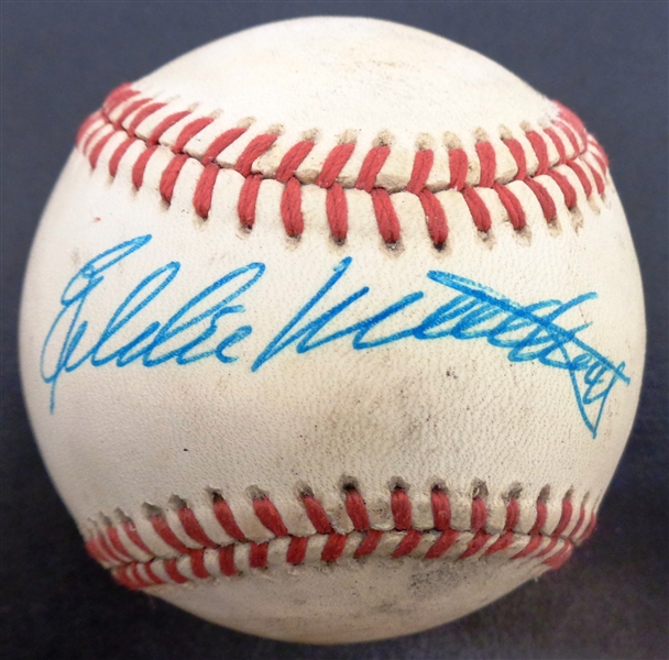 Eddie Mathews Autographed Baseball