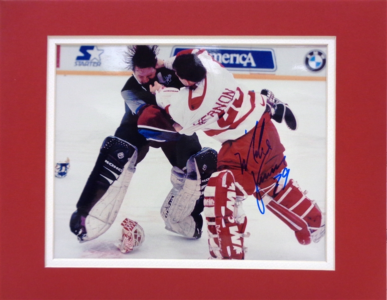 Mike Vernon Autographed Matted 8x10 Photo