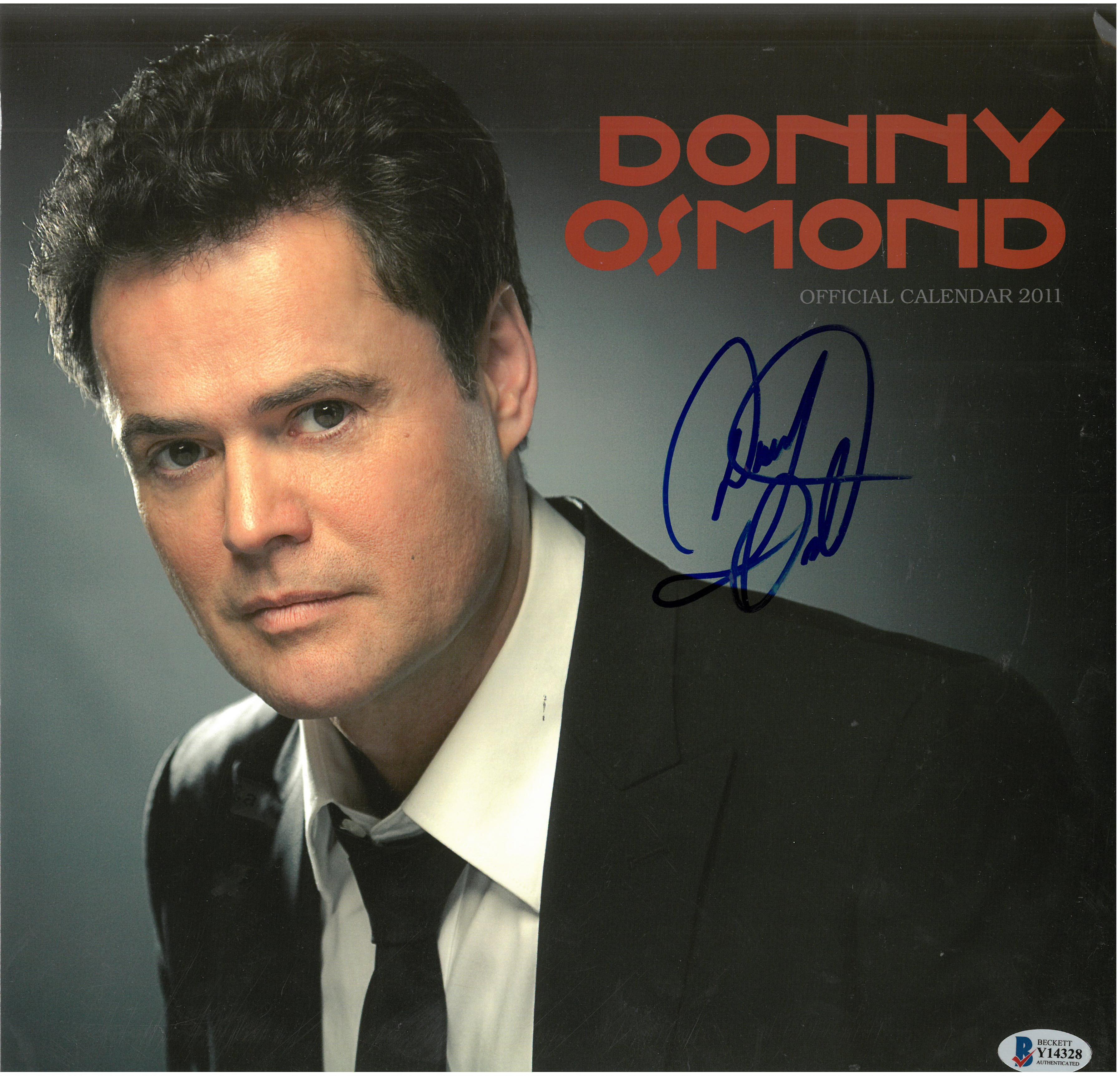 Lot Detail Donny Osmond Autographed Calendar