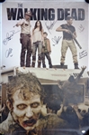 Walking Dead Cast Signed 24x36 Poster (6 Autos)