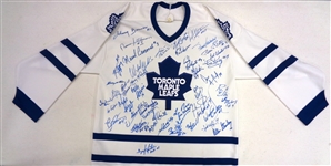 Toronto Maple Leafs Jersey Autographed by 40+