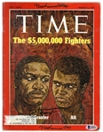 1971 Time Magazine Signed by Ali & Frazier