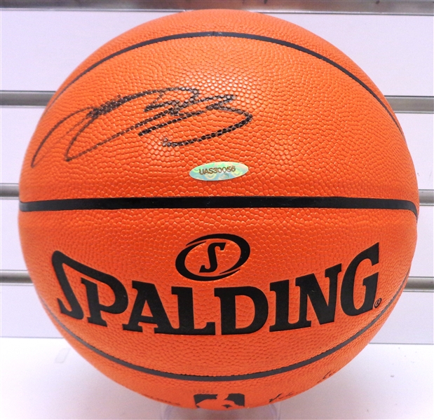 Lebron James Autographed Spalding I/O Basketball UDA