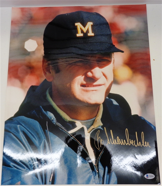 Bo Schembechler Autographed 16x20 Photo