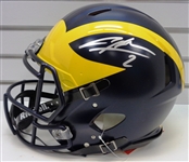 Charles Woodson Autographed Michigan Speed Authentic Full Size Helmet