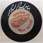 Bob Probert Autographed Red Wings Puck