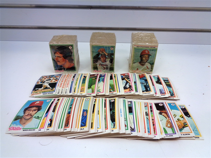 1978 Topps Complete Baseball Card Set NrMt/Mt from Vending