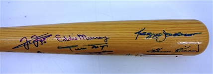 500 Home Run Hitters L/E Autographed Bat with 14 Signatures