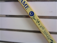 Hockey Hall of Fame Stick with 11 Autographs