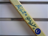 Hockey Hall of Fame Stick with 11 Autographs