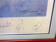 500 Goal Scorers Autographed Framed Poster (Pick up only)