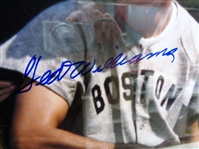 Ted Williams Autographed Framed Photo with Babe Ruth