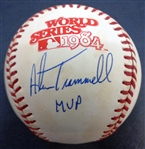 Alan Trammell Autographed 84 World Series Ball