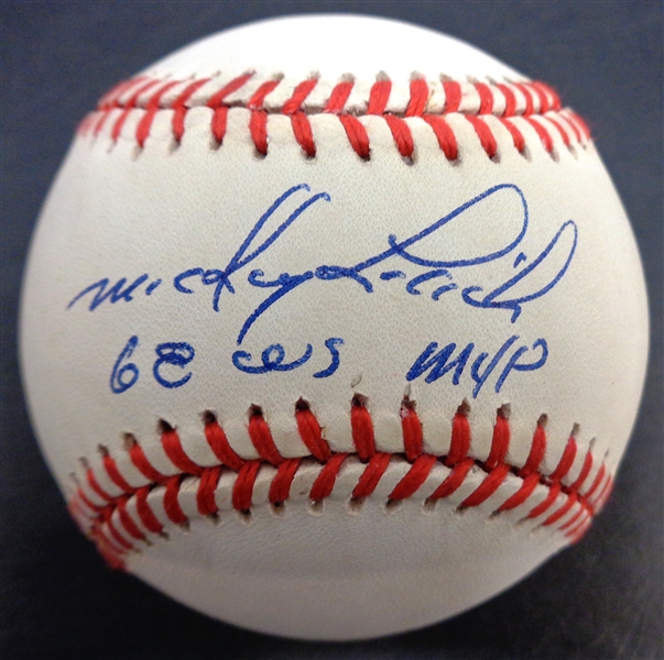 Mickey Lolich Autographed Ball w/ 68 WS MVP