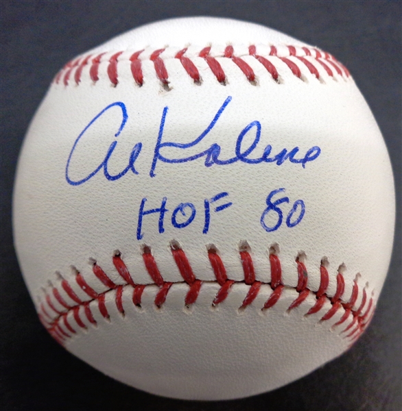 Al Kaline Autographed Baseball w/ HOF