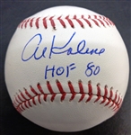 Al Kaline Autographed Baseball w/ HOF