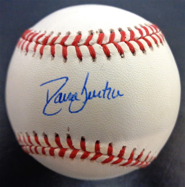 David Justice Autographed Baseball
