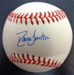 David Justice Autographed Baseball