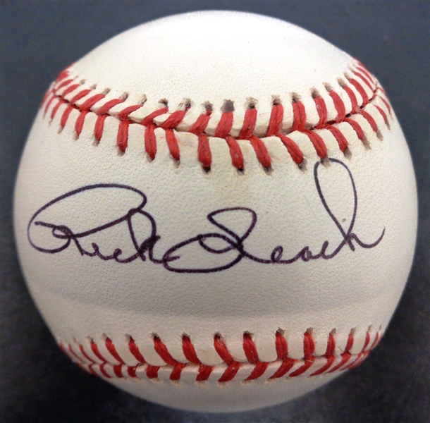 Rick Leach Autographed Baseball
