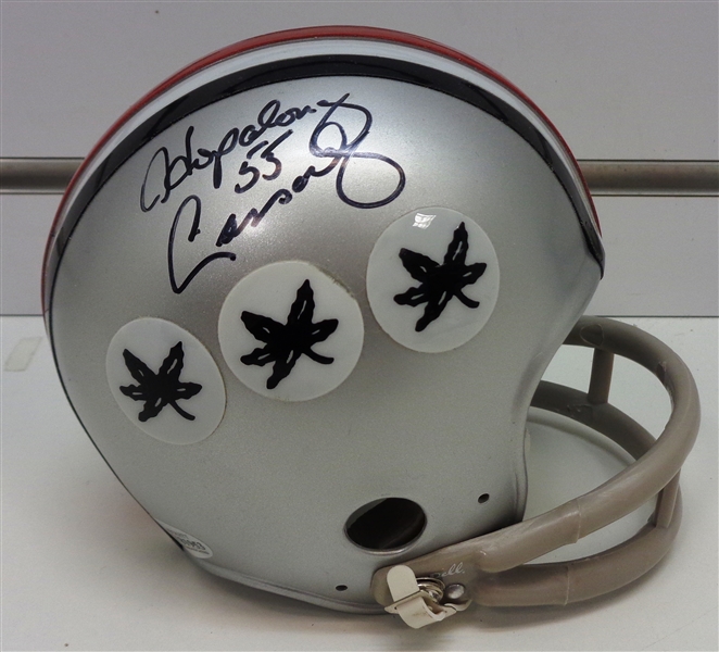 Howard Hopalong Cassady Autographed Mini Helmet