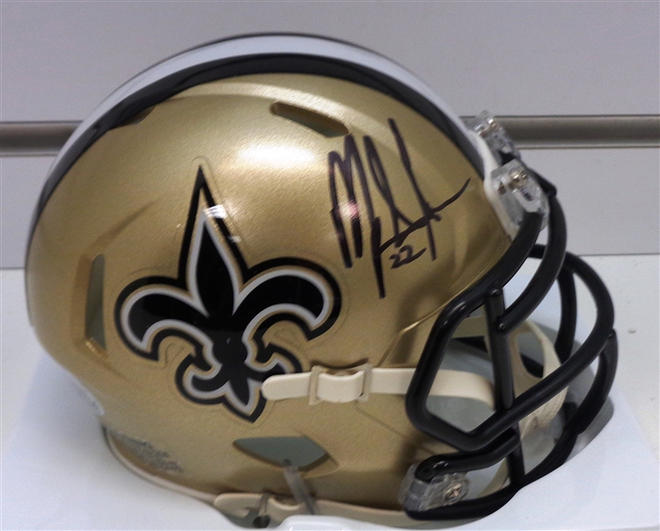 Mark Ingram Autographed Saints Mini Helmet