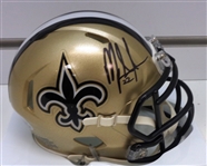 Mark Ingram Autographed Saints Mini Helmet