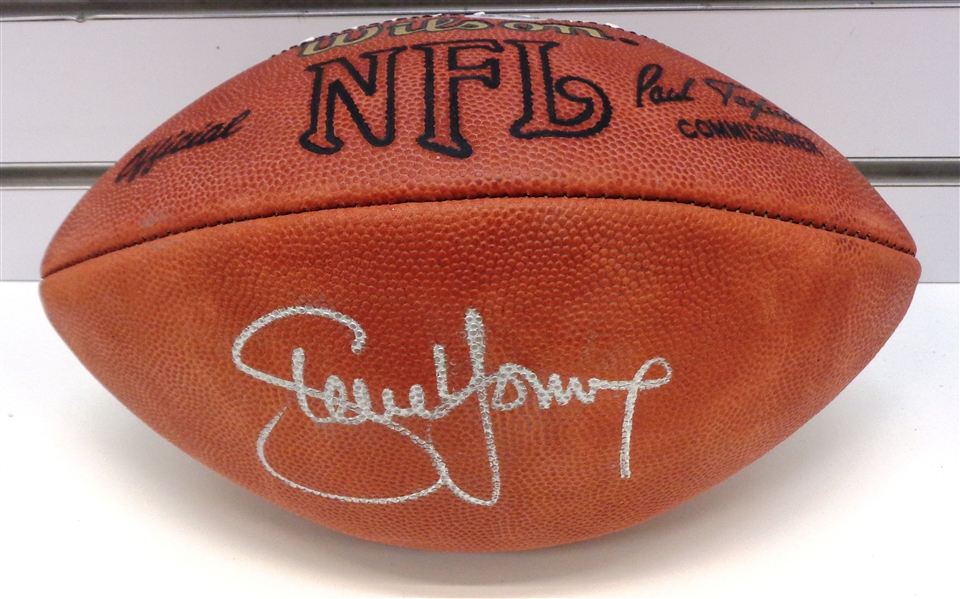 Steve Young Autographed Official NFL Football