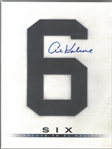 Al Kaline Autographed 6 Book