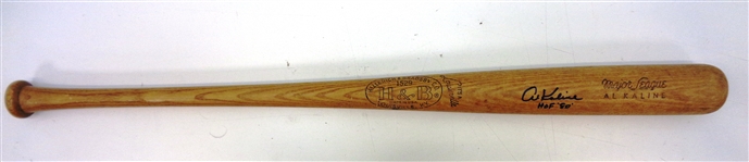 Al Kaline Autographed Vintage Store Model Bat