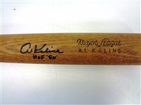 Al Kaline Autographed Vintage Store Model Bat