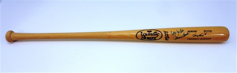 Johnny Bench Autographed Louisville Slugger Bat w Catch Ya Later