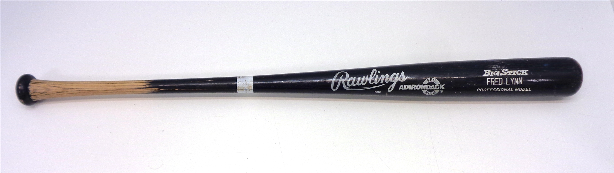Fred Lynn Game Used Rawlings Bat