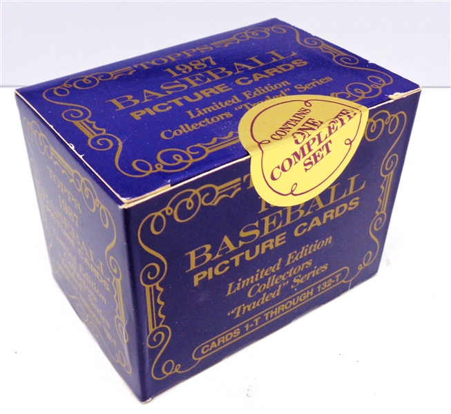 1987 Topps Traded Tiffany Baseball Factory Set