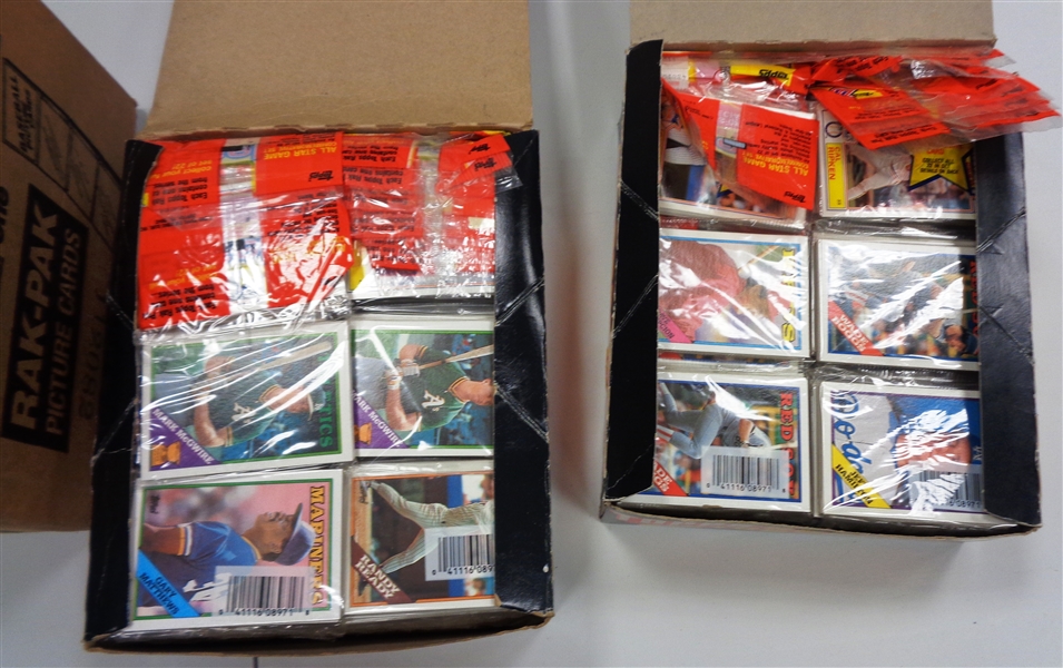 (72) 1988 Topps Rack Packs