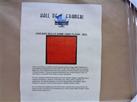 Michael Jordan Framed Photo w/ Piece of Bulls Floor