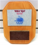 Boblo Boat Plaque with Piece of the Dance Floor