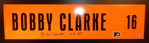 Bobby Clarke Autographed 6x24 Metal Sign