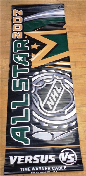 2007 NHL All Star Game 30x96 Street Pole Banner