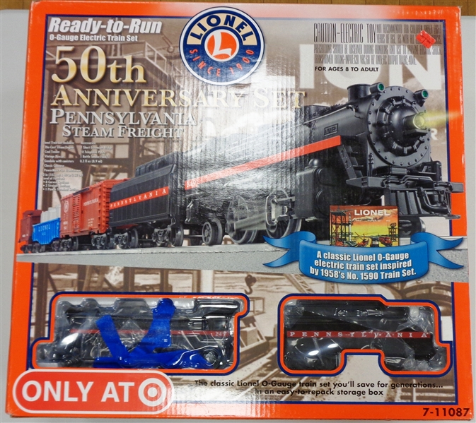 Lionel Pennsylvania Steam Freight 50th Anniversary Train Set