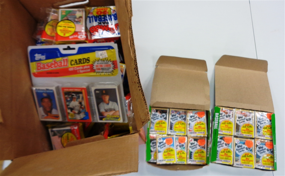 1987, 88, 89 Cello Packs with Stars Showing