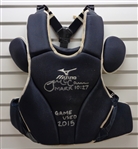 James McCann Game Used & Autographed 2015 Chest Protector